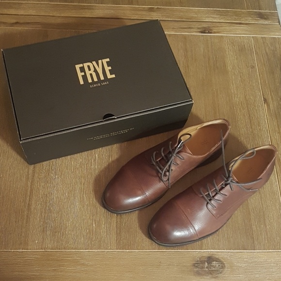 Frye Other - Mens FRYE Scott Cap Toe Size 10 Brown